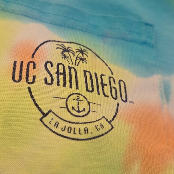 UC San Diego Parent Dad T Shirt Tie Die La Jolla Men's XXL NCAA UCSD Tritons - Picture 7 of 13